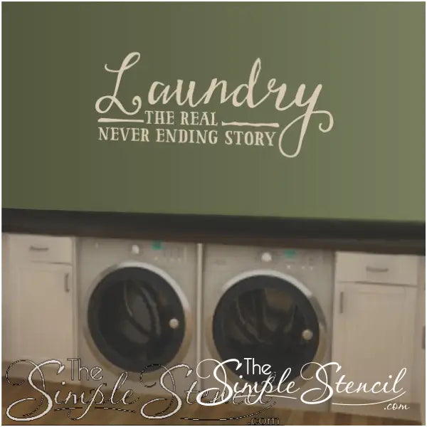 Funny Laundry Quote for your walls for fans of movie "The Never Ending Story" 