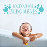 Look Out For Falling Bubbles