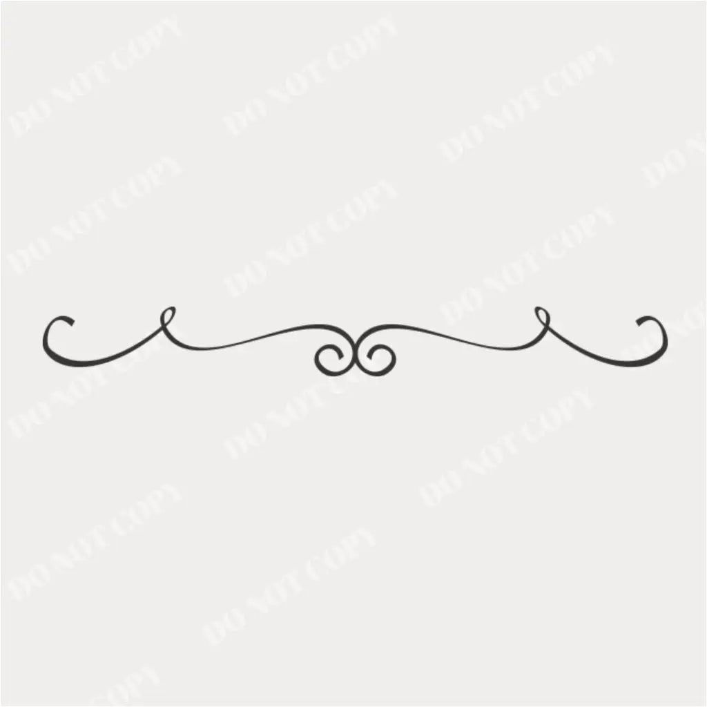 Looped Scroll Bracket