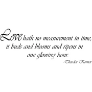Love Hath No Measurement In Time