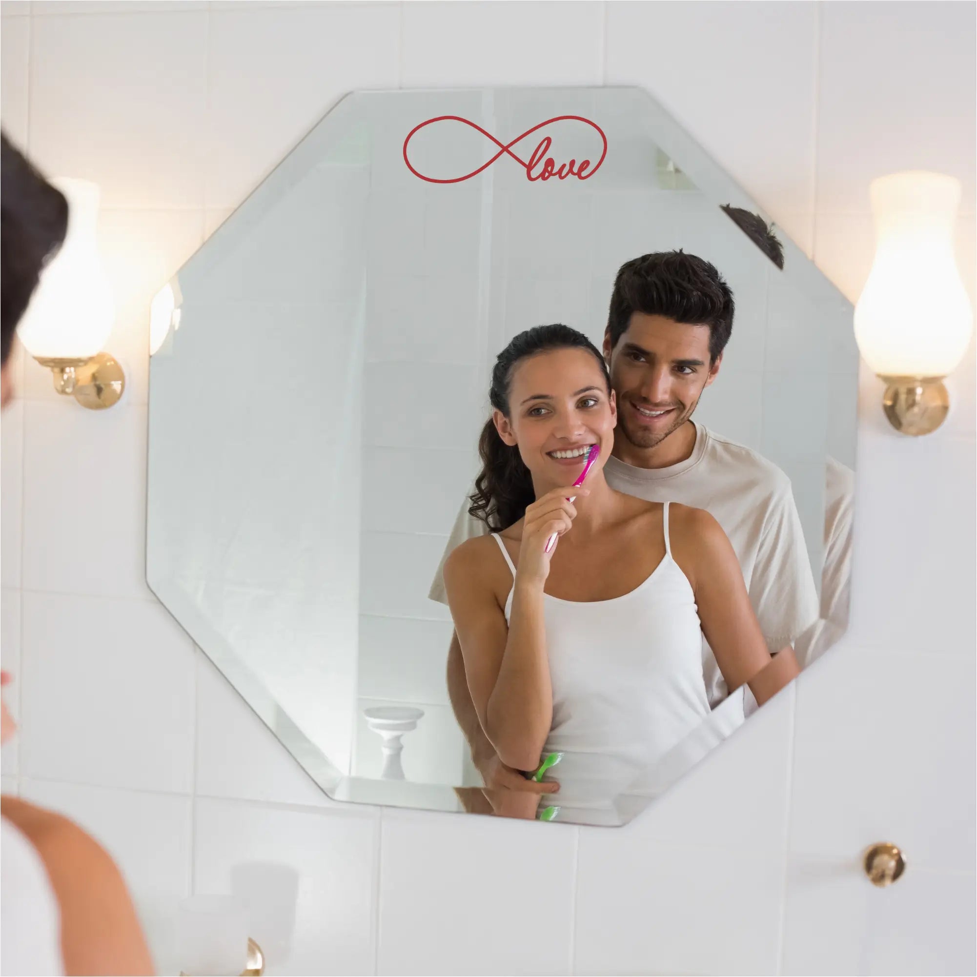 Love Infinity Decal Sticker - Clearance Item 7.5 X 2.5