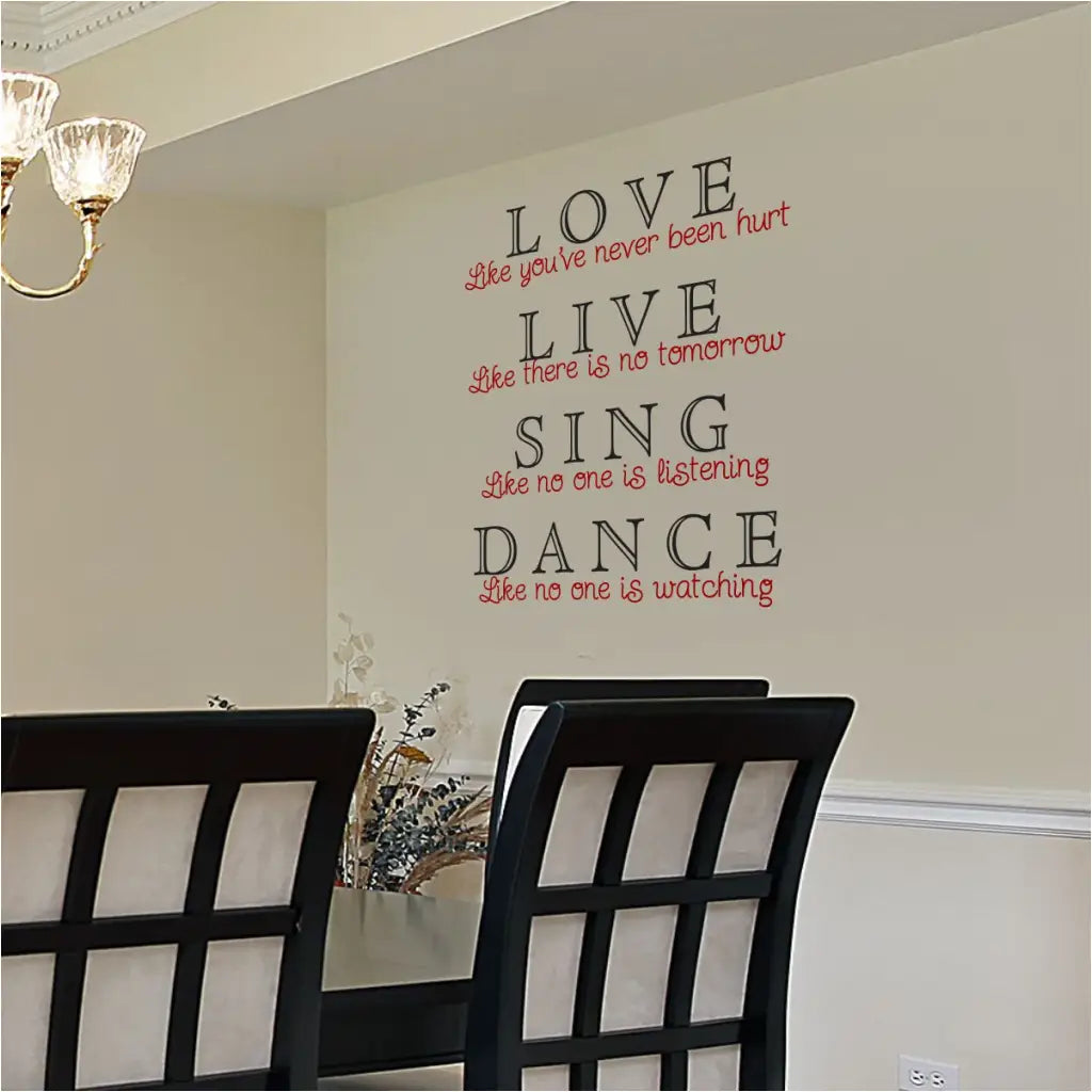 Love..Live..Sing..Dance