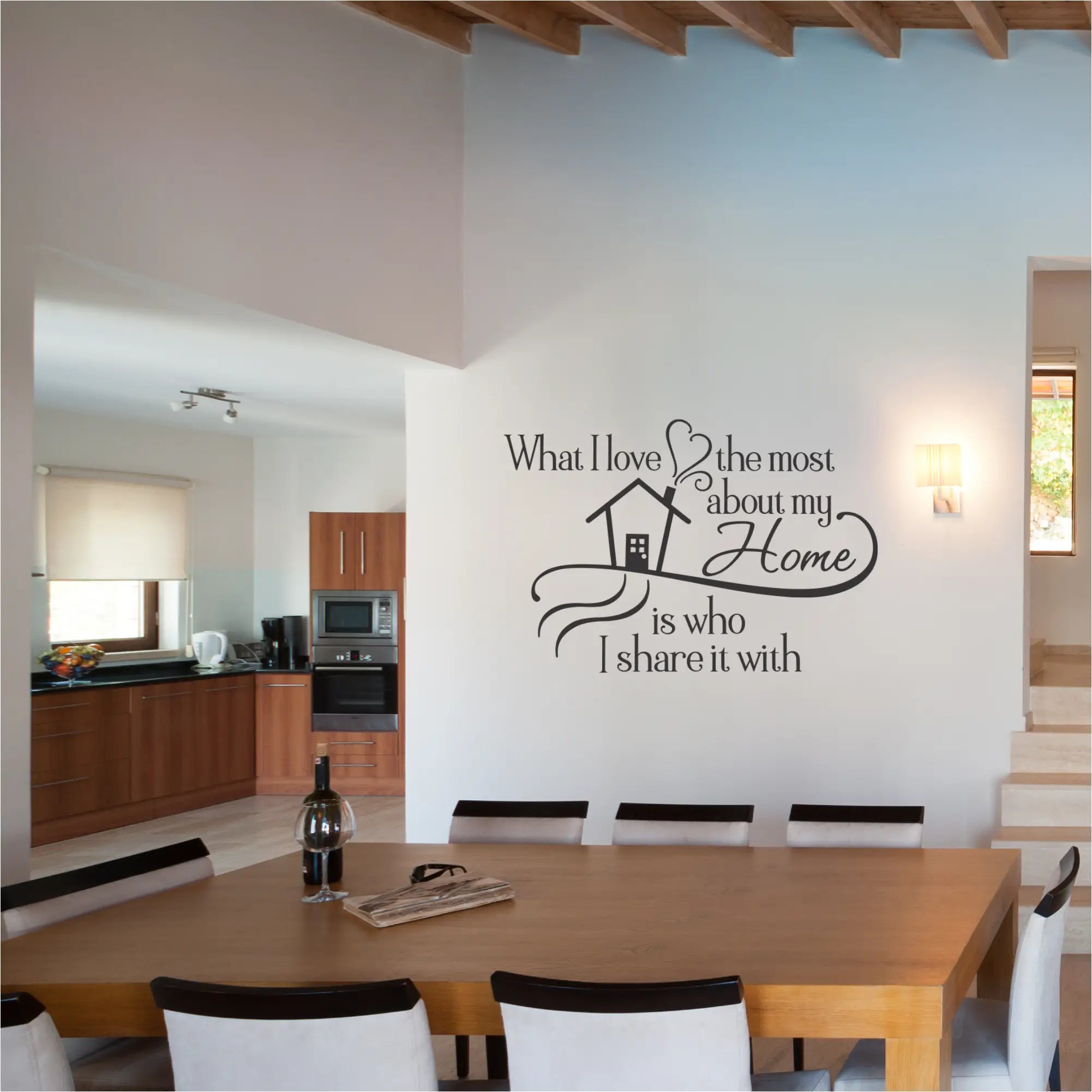 Love Brings You Home Wall Decal