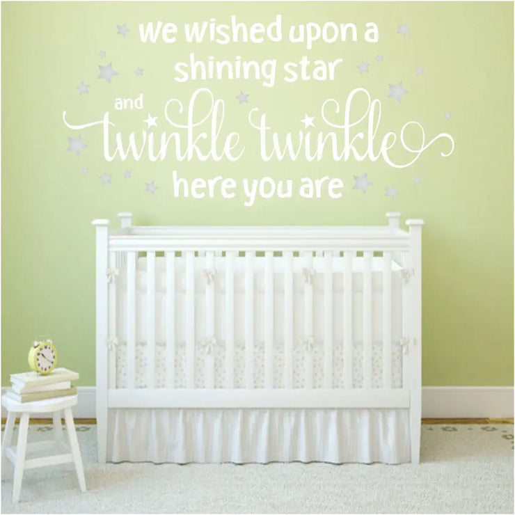 A super adorable vinyl wall decal for baby&