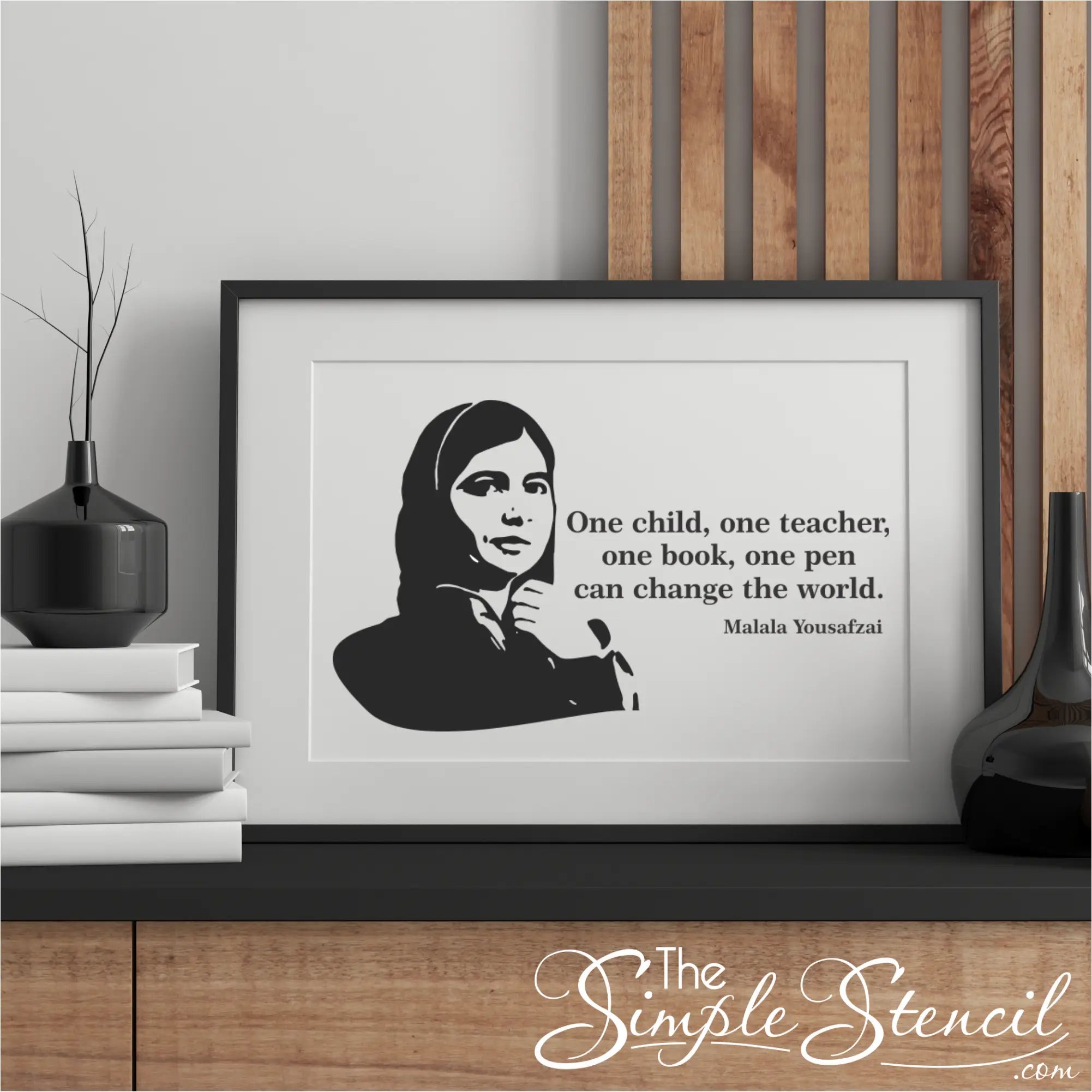 Malala Yousafzai Wall Decal - Thumbnail 3