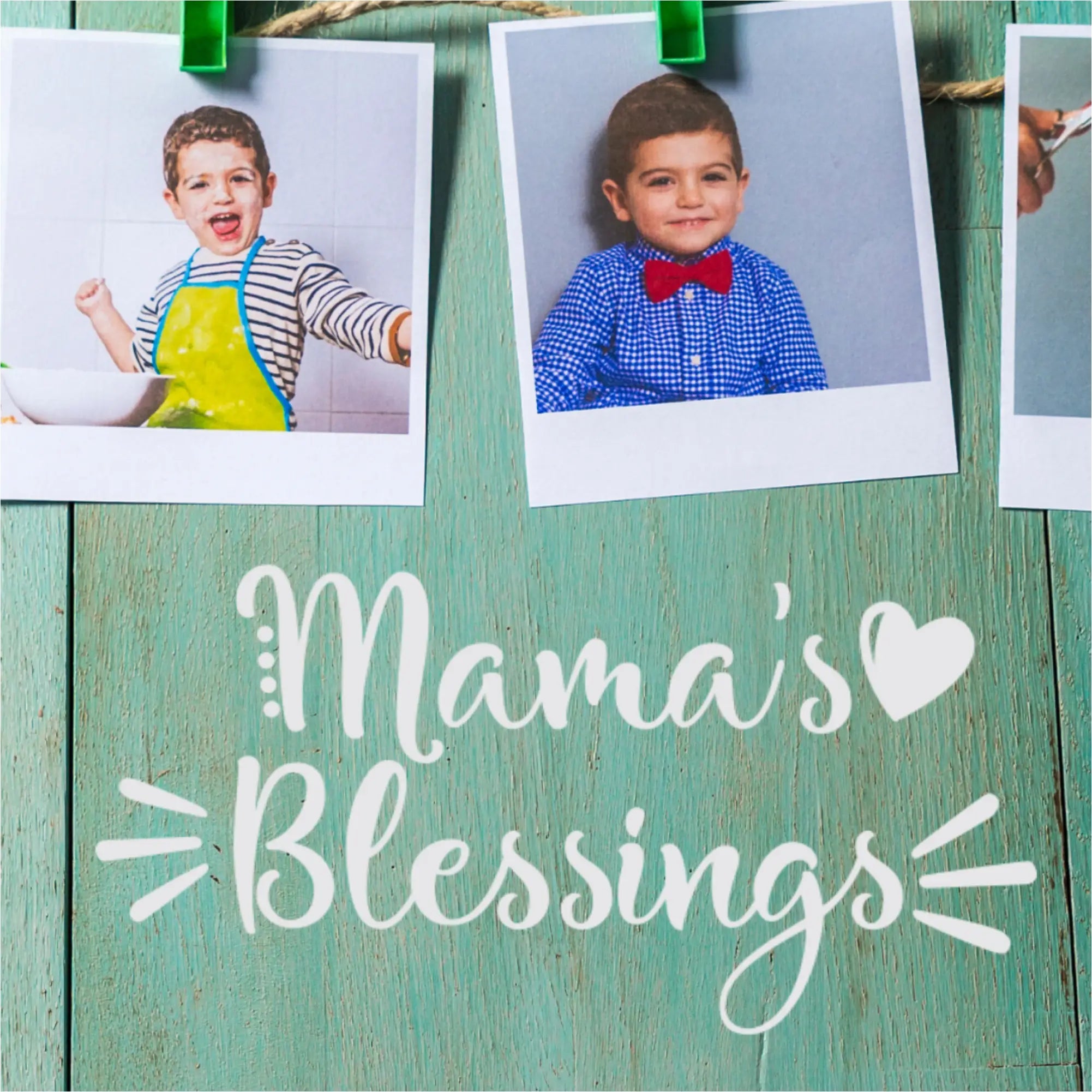 Mamas Blessings | Vinyl Wall Quote Decal