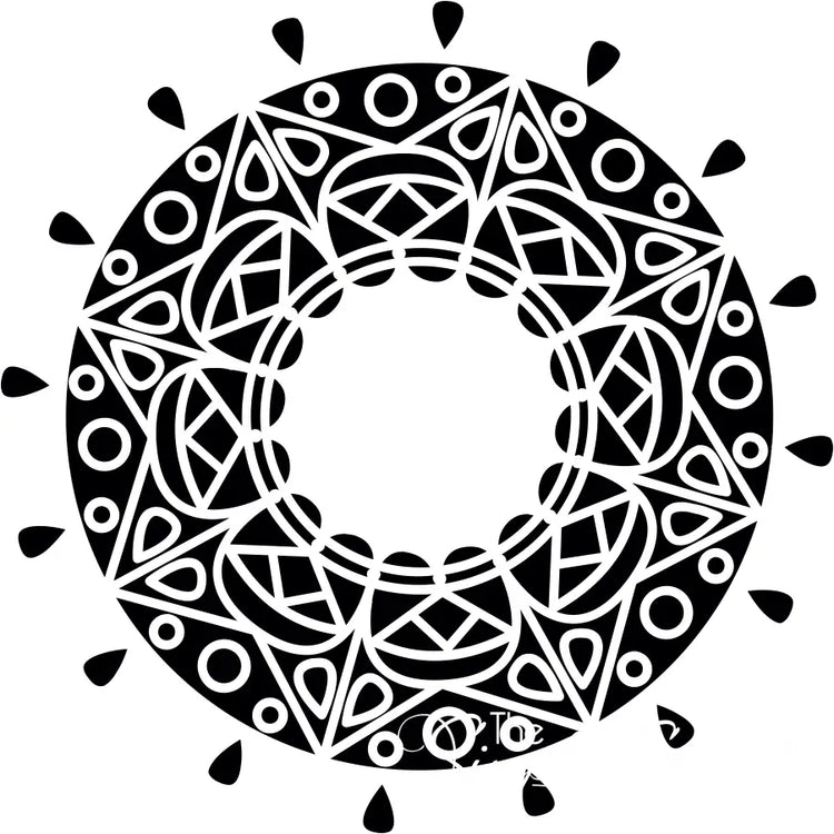 Mandala Wall Decal 8