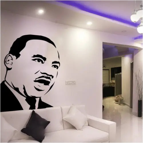 Martin Luther King Jr Silhouette Wall Art Graphic
