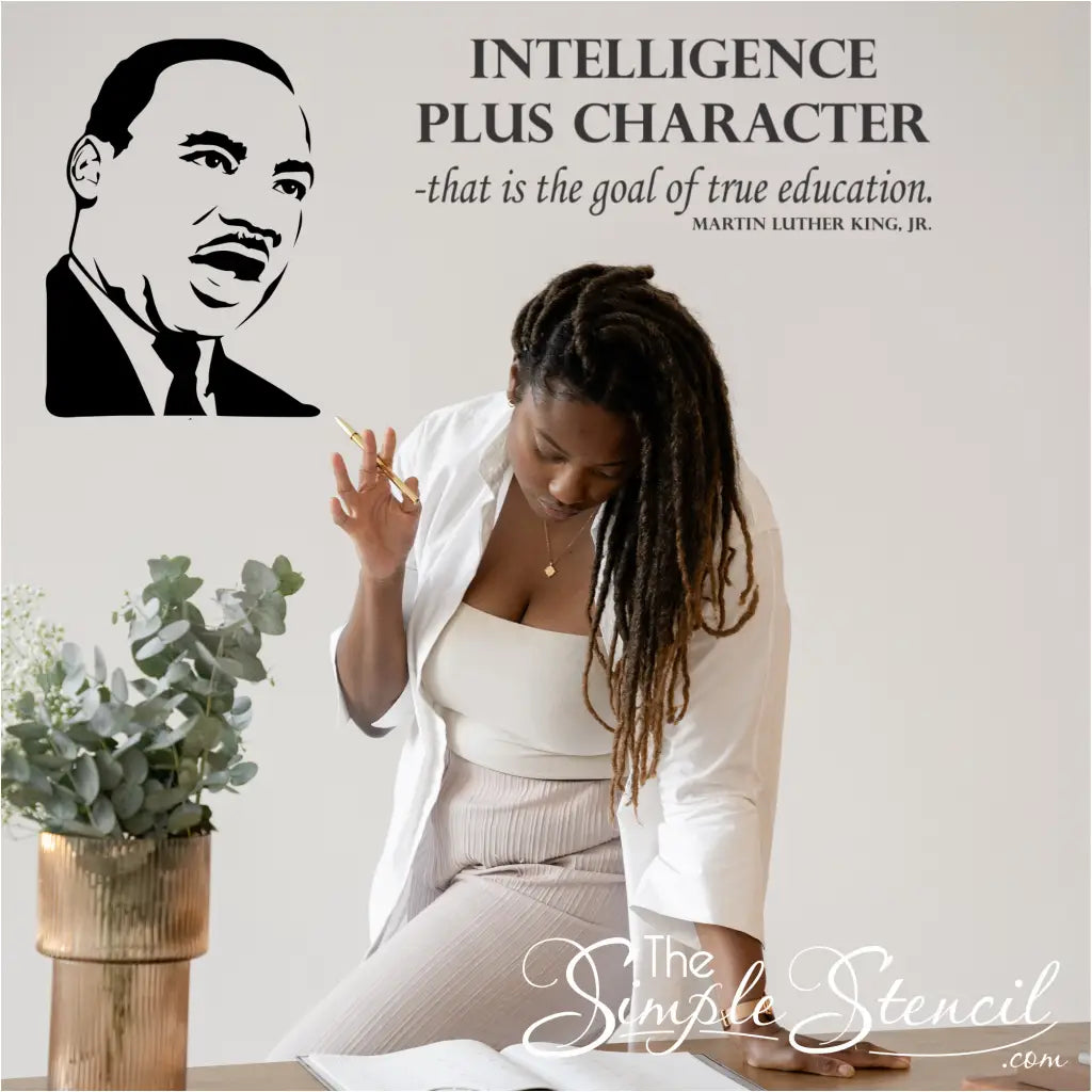 Martin Luther King Jr Silhouette Wall Art Graphic - Thumbnail 2