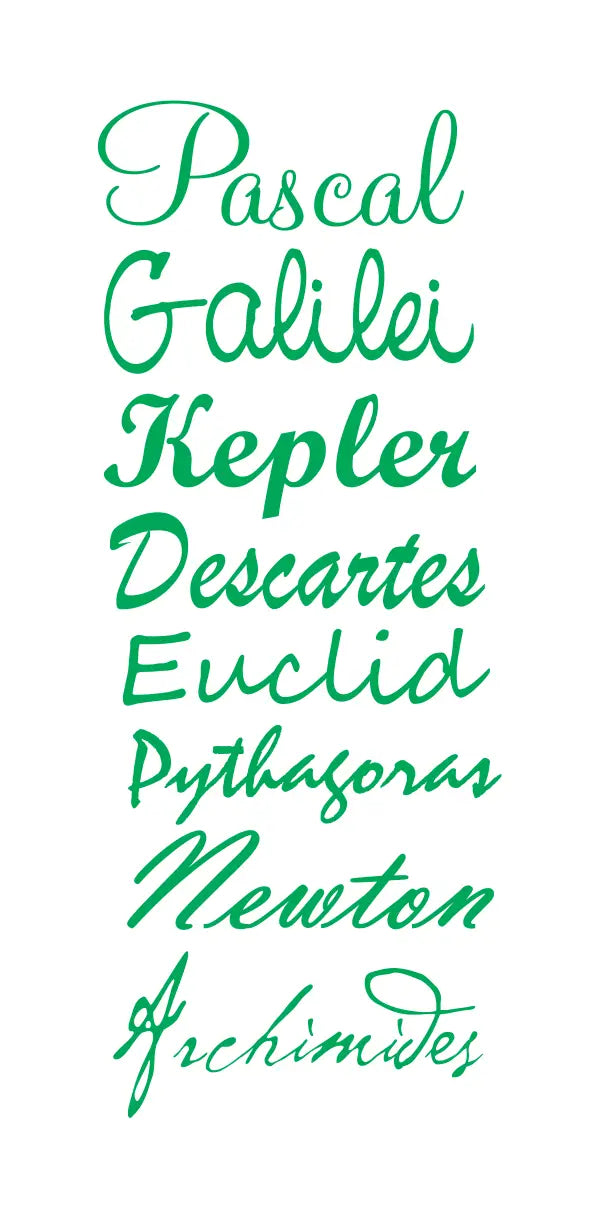 Mathematicians Wall Decal