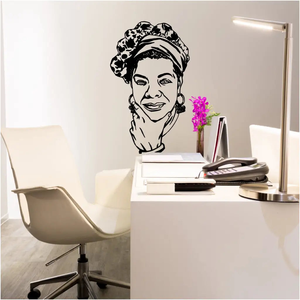 Maya Angelou Silhouette Wall Decal