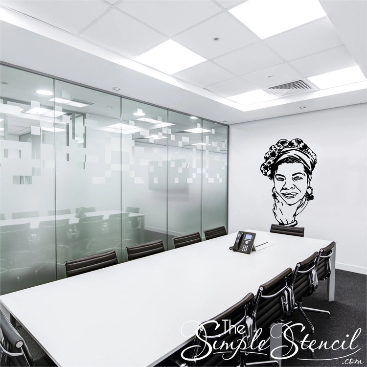 Maya Angelou Silhouette Wall Decal