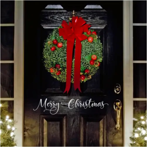Merry Christmas Wall Or Window Decal | Removable Sticker
