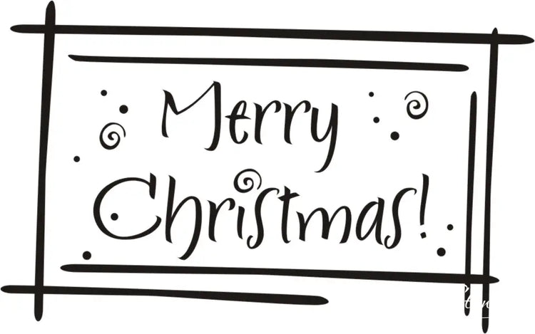 Merry Christmas Whimsical Box