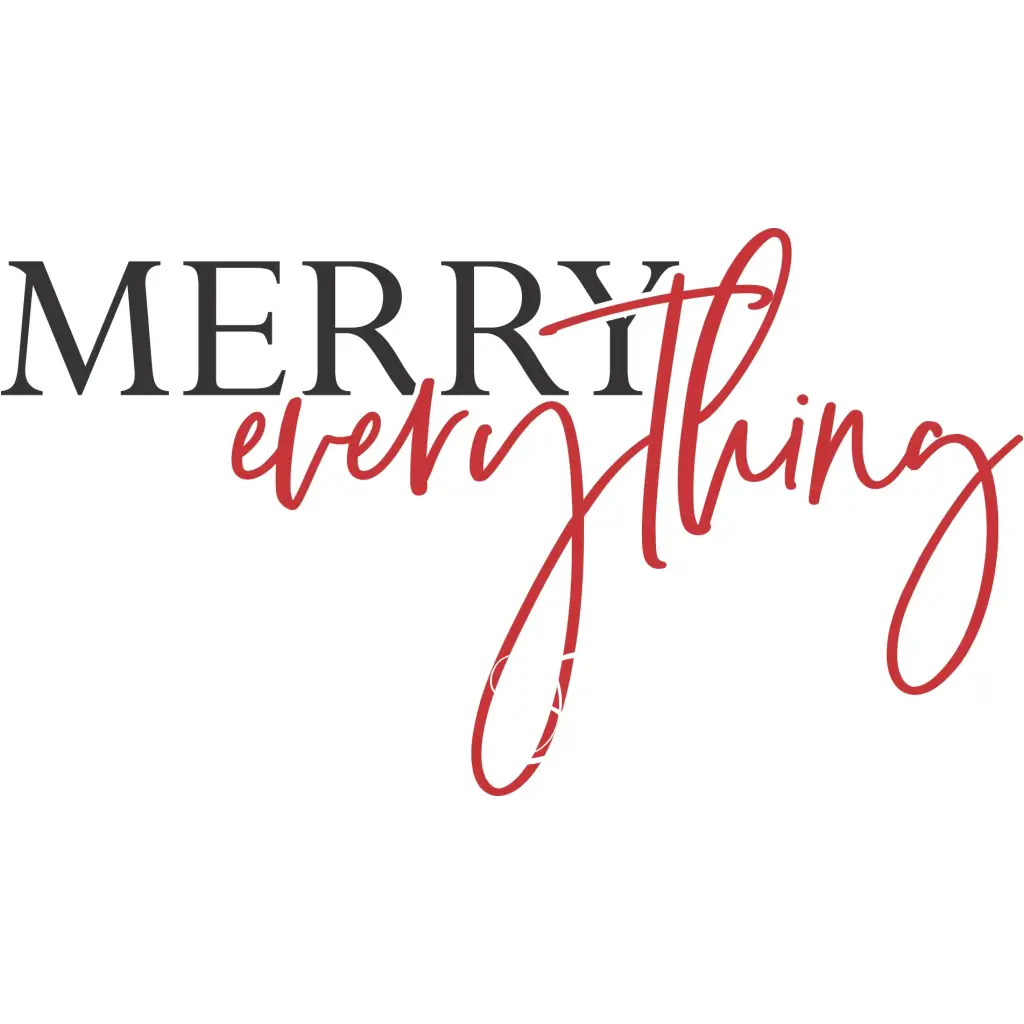 Merry Everything Christmas Decal - Thumbnail 3