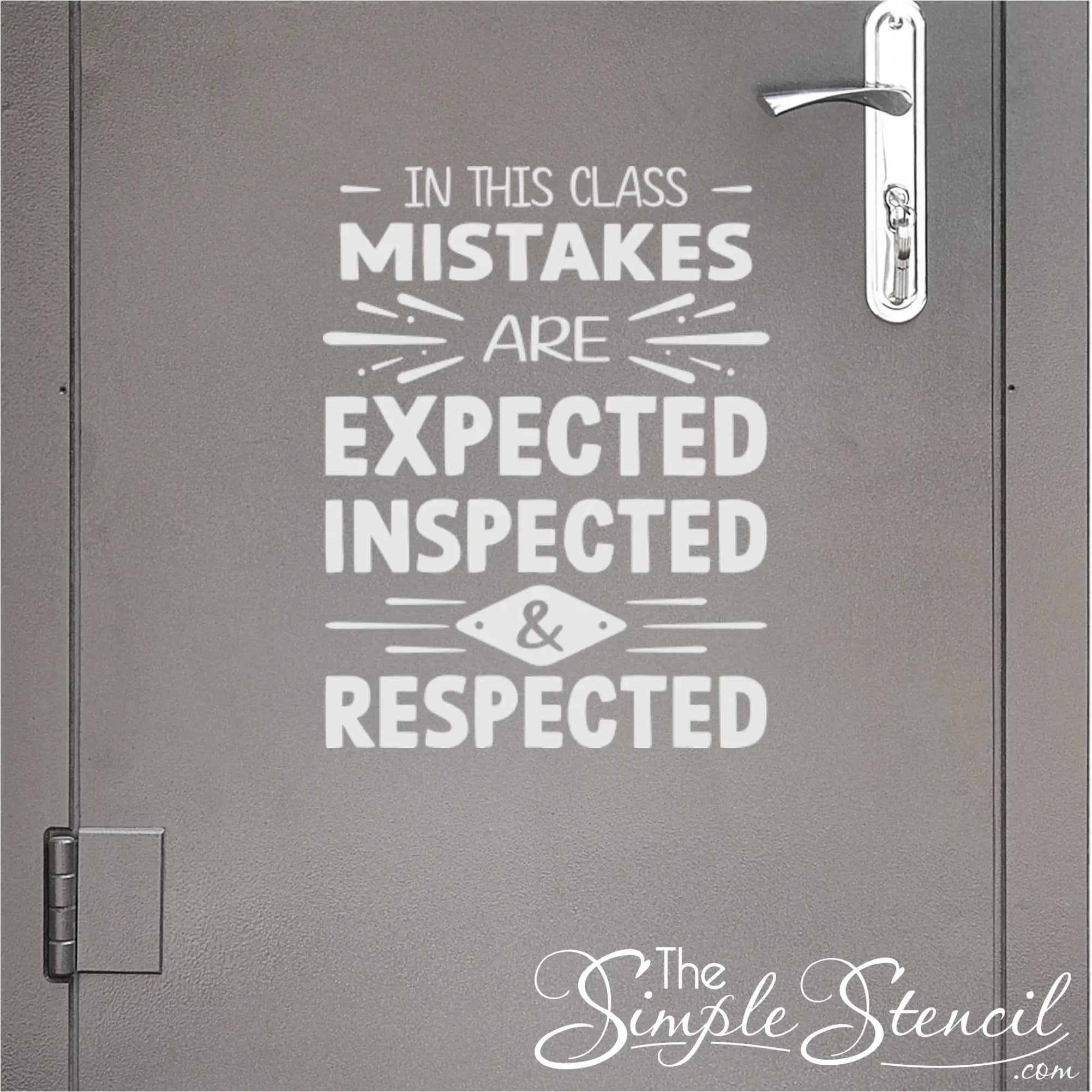 Mistakes Are Expected Wall Decal - Thumbnail 2