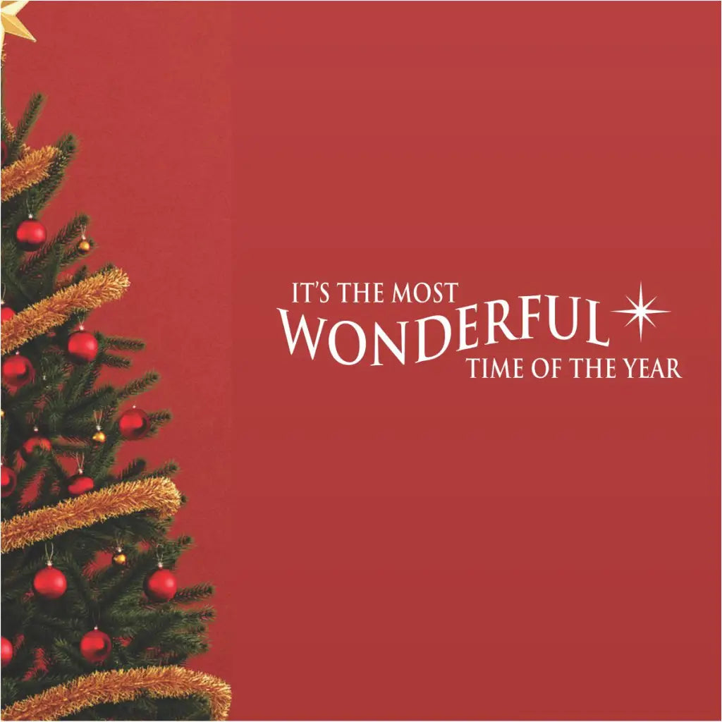 The Most Wonderful Time Of The Year Wall Decal - Thumbnail 2