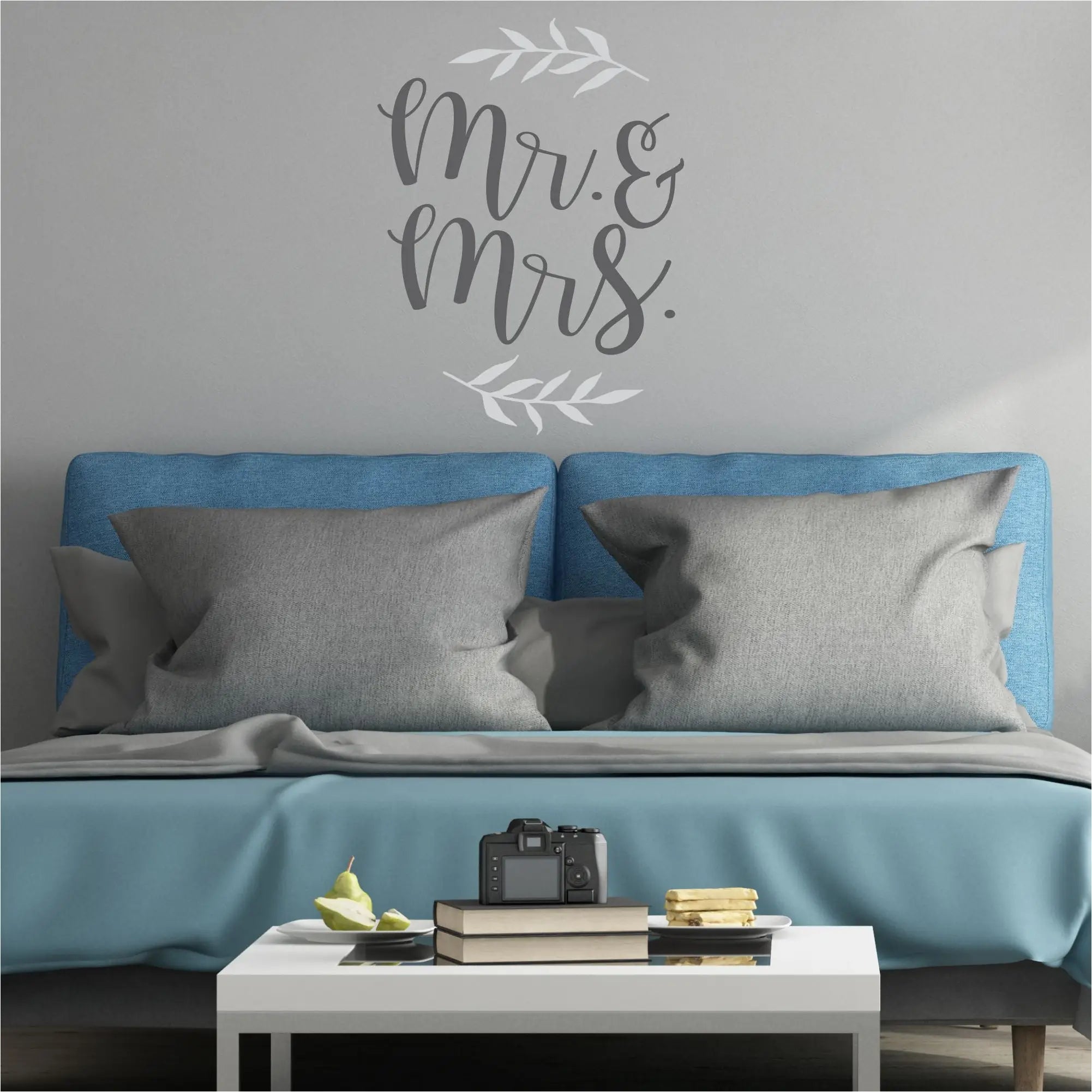 Mr. & Mrs. Wall Decal Sticker
