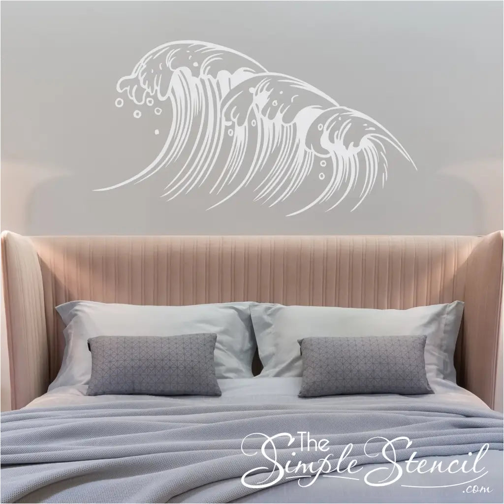 Multiple Crashing Ocean Waves Wall Decal