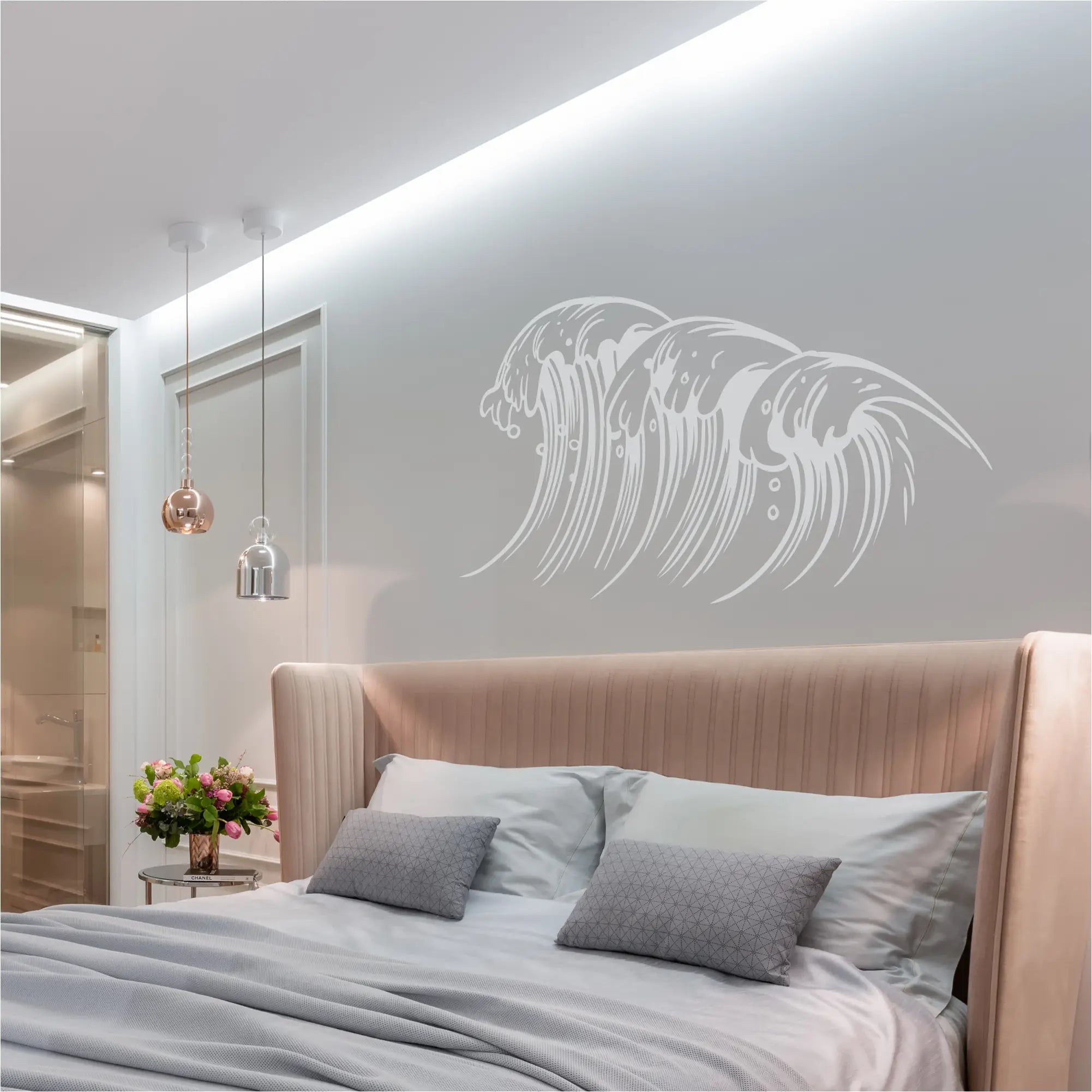 Multiple Crashing Ocean Waves Wall Decal - Thumbnail 2