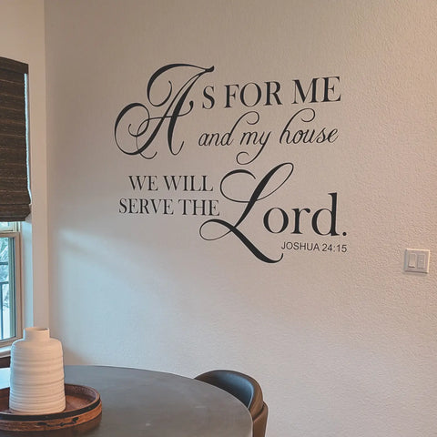 Christian wall decor for your dining room walls and other family gathering areas with Simple Stencils is easy and versatile.