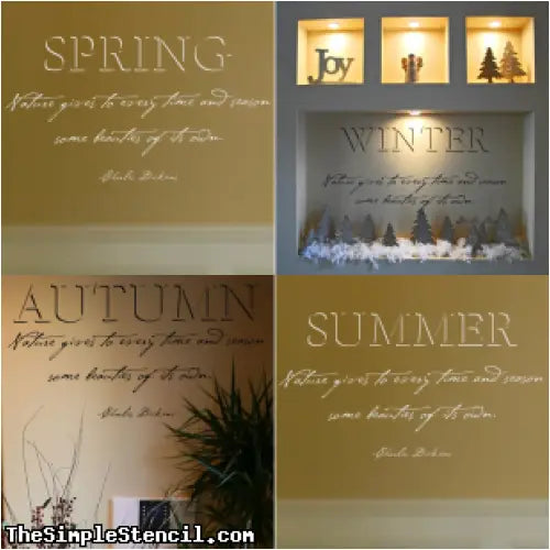 Natures Seasons Dickens Quote Themepack