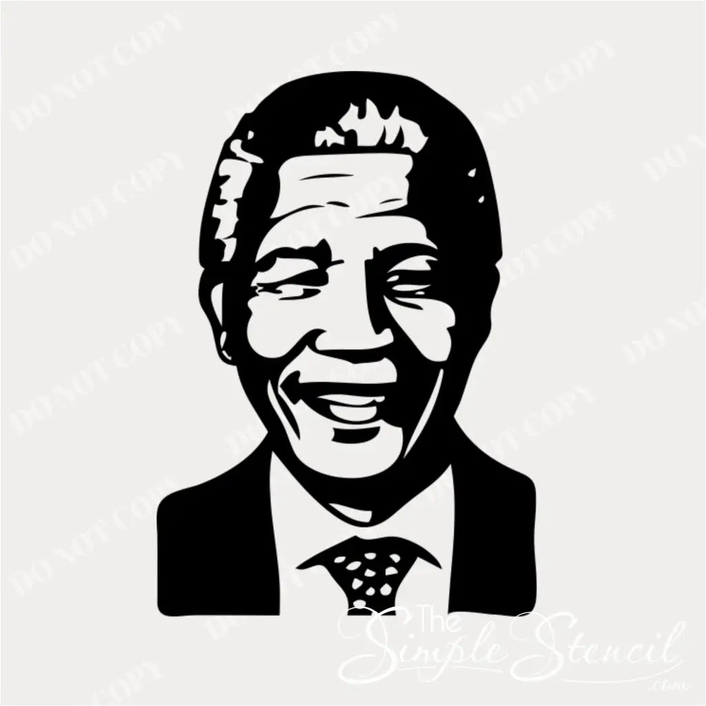 Nelson Mandela Silhouette Wall Art - Thumbnail 2