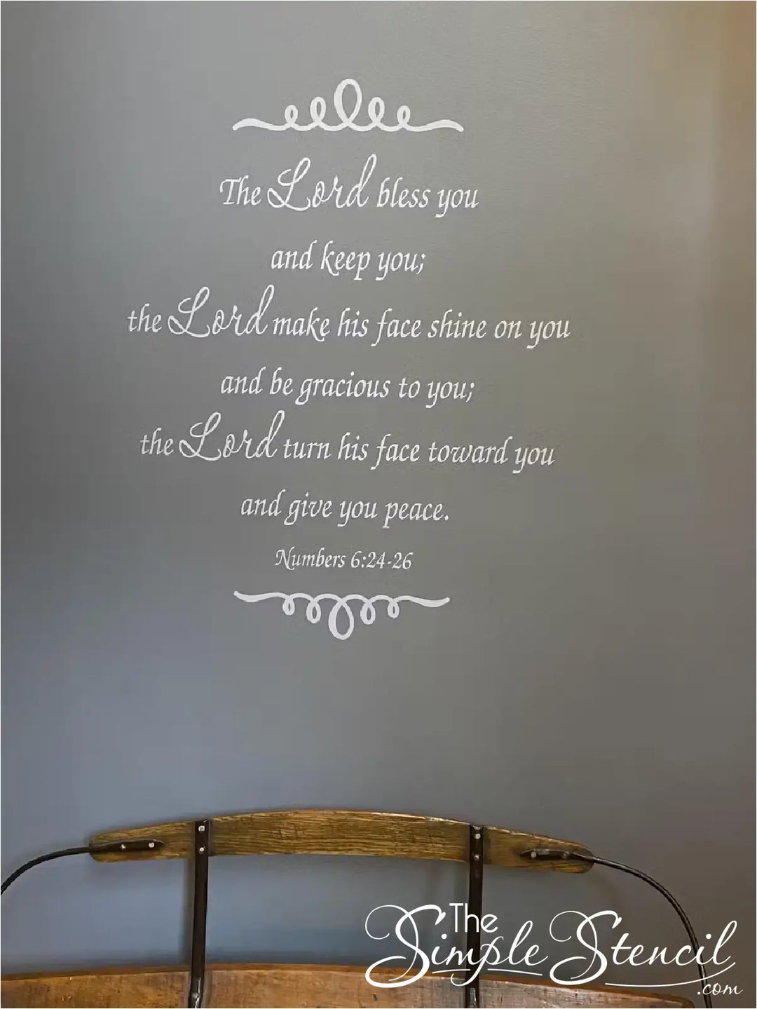 Numbers 6 24 NIV May The Lord Bless Keep You Scripture Wall Decal numbers-6-24-niv-may-the-lord-bless-keep-you-scripture-wall-decal