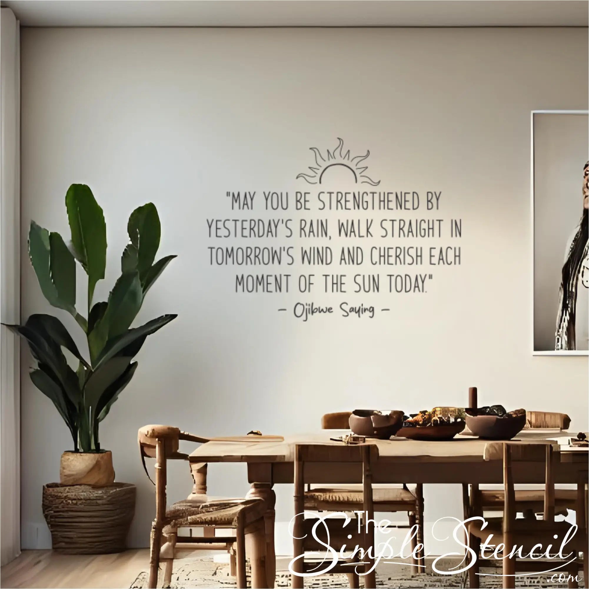 Ojibwe Saying Wall Decal - Thumbnail 2