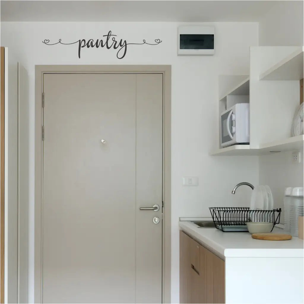 Pantry FarmHouse Style Door Decal