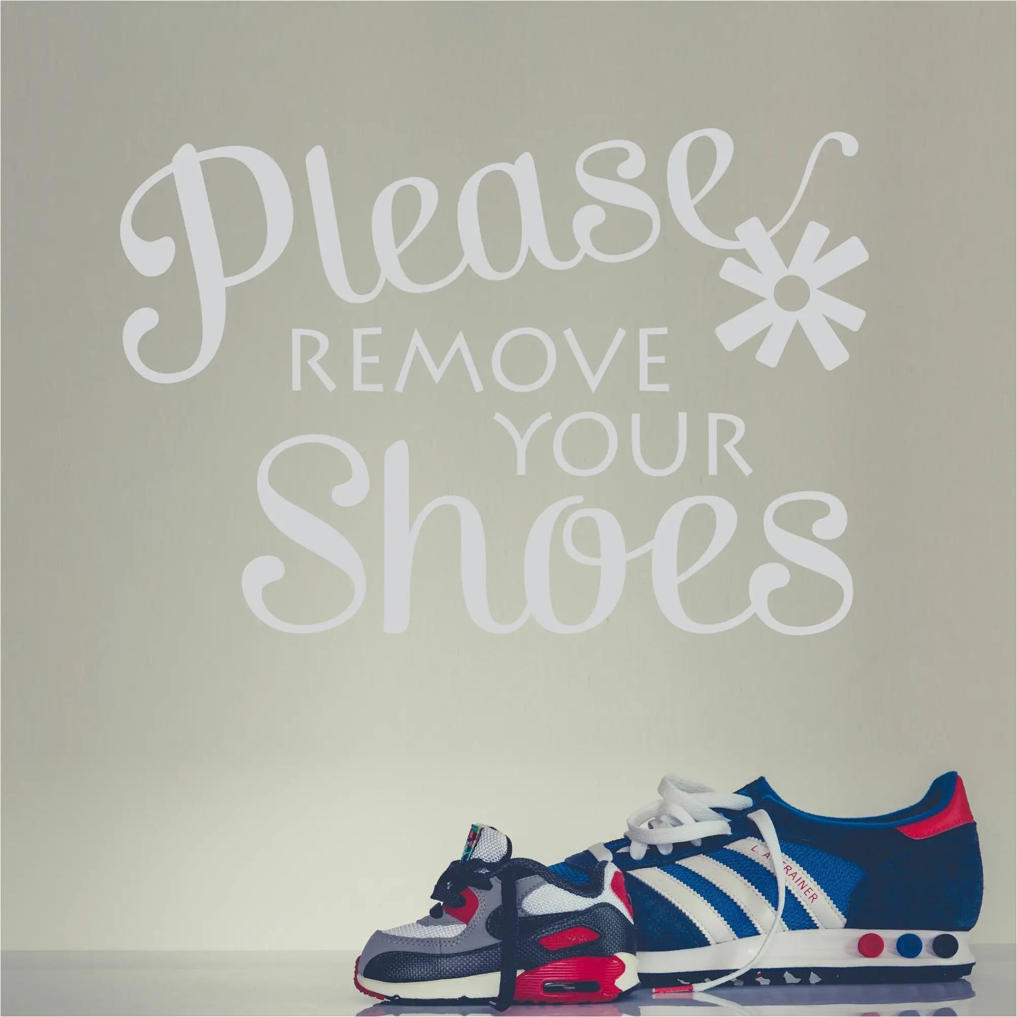 Please Remove Shoes | Foyer Wall Decal