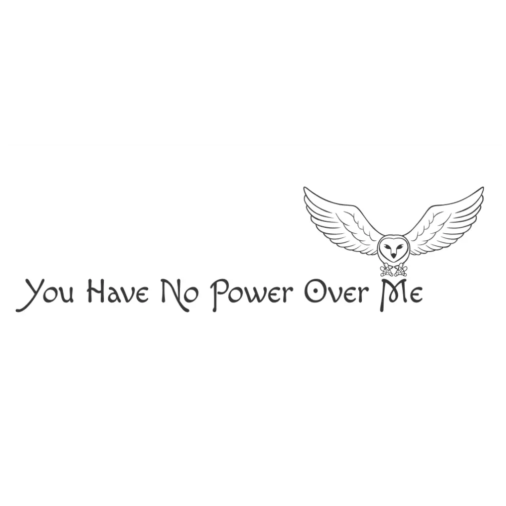 You Have No Power Over Me - Labyrinth Movie Owl Decal Home & Garden > Decor Decals