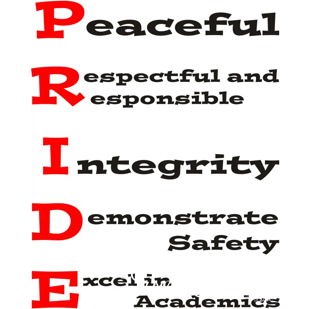Pride - School Motto Wall Art