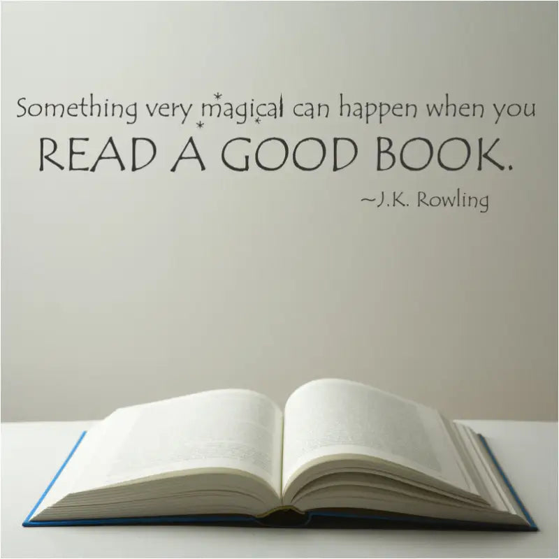 Read A Good Book Wall Decal By J.k. Rowling | Clearance Sale