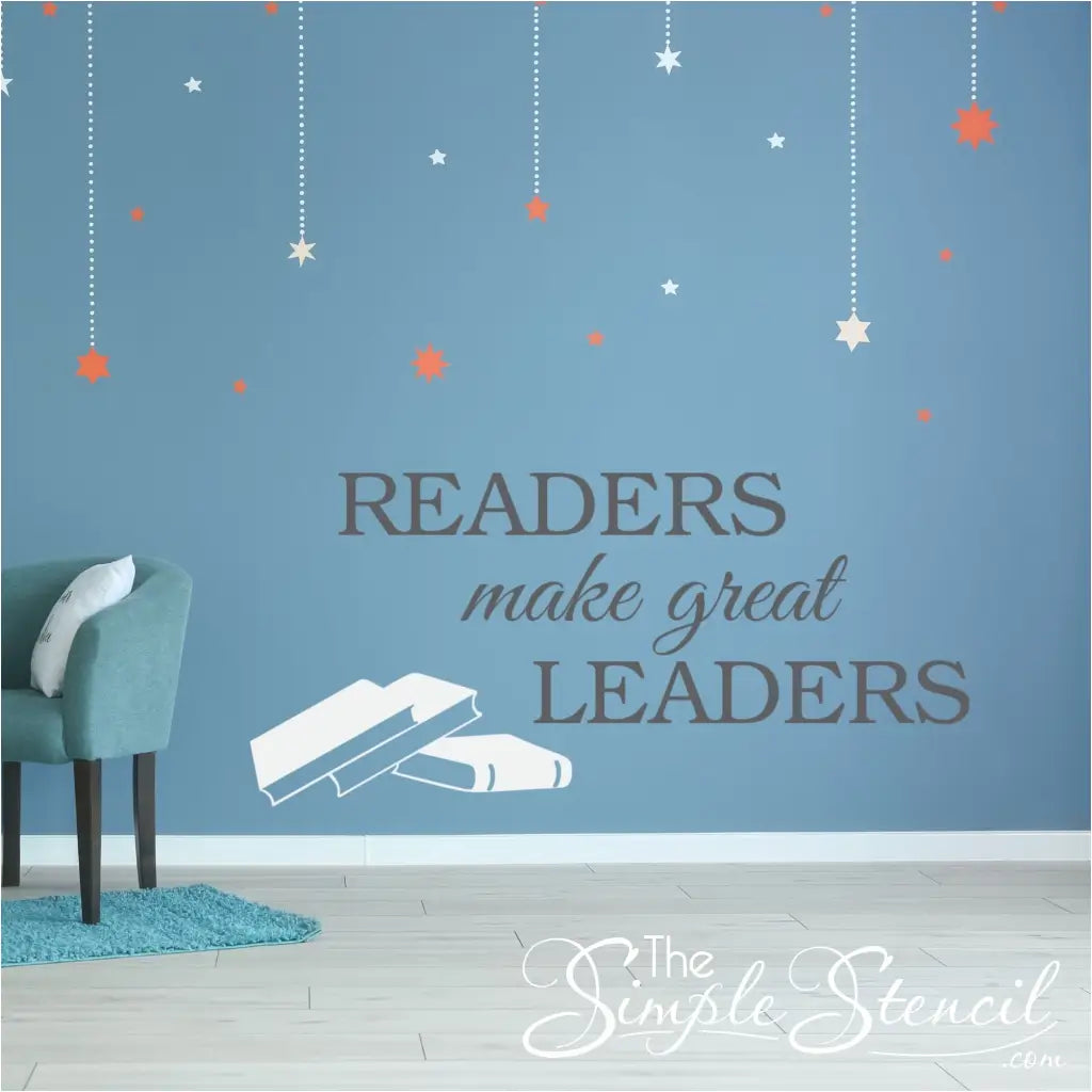 Readers Make Great Leaders With Book Graphic Wall Display - Thumbnail 2