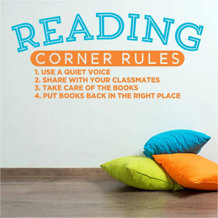 Reading Corner Rules