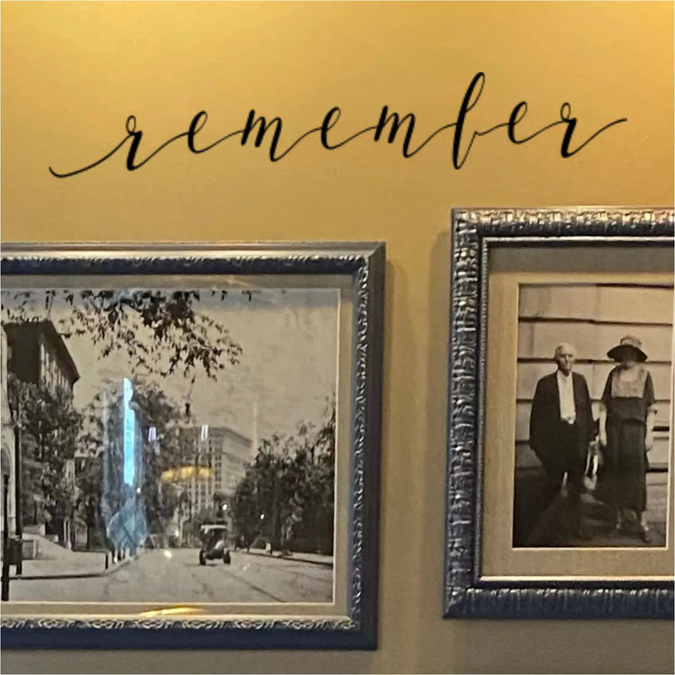 Remember | Free Wall Decal With Purchase Home Decor Decals