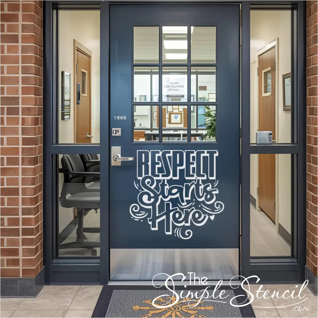 Respect Starts Here Wall Decal