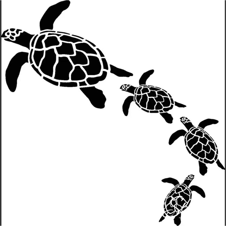 Sea Turtles Wall Decals Stickers | Beach Style Decor