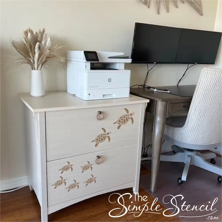 Swimming sea turtle decals: Ideal for creating a beachy or summer atmosphere in your home.
