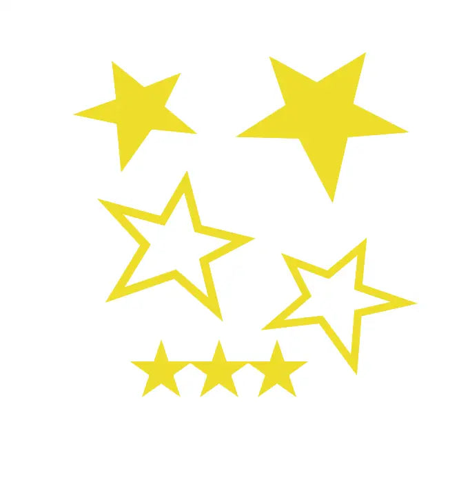 Set Of Various Stars