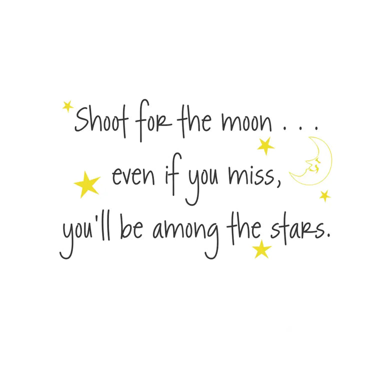 Shoot for the moon Home Decor Decals