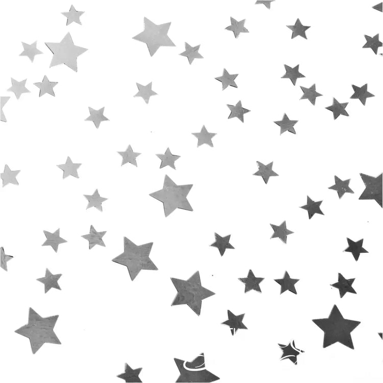 Simple five-point black star wall decals on wall clustered 