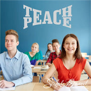 Teach Peace | Wall Decal Sticker