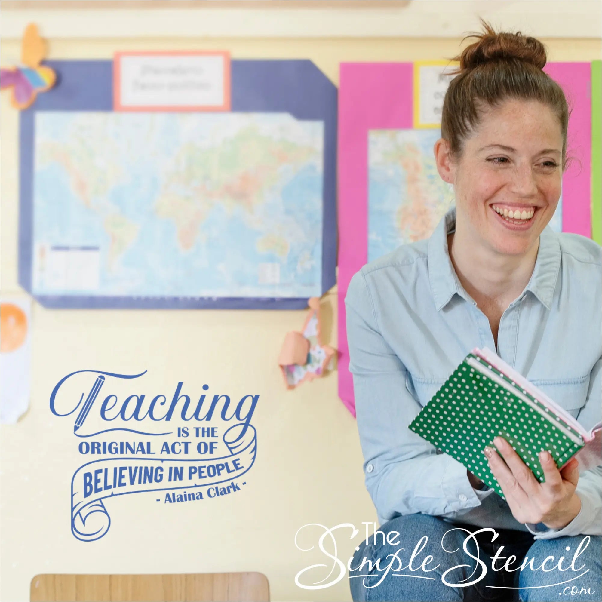 Teaching is Believing Wall Decal - Thumbnail 3