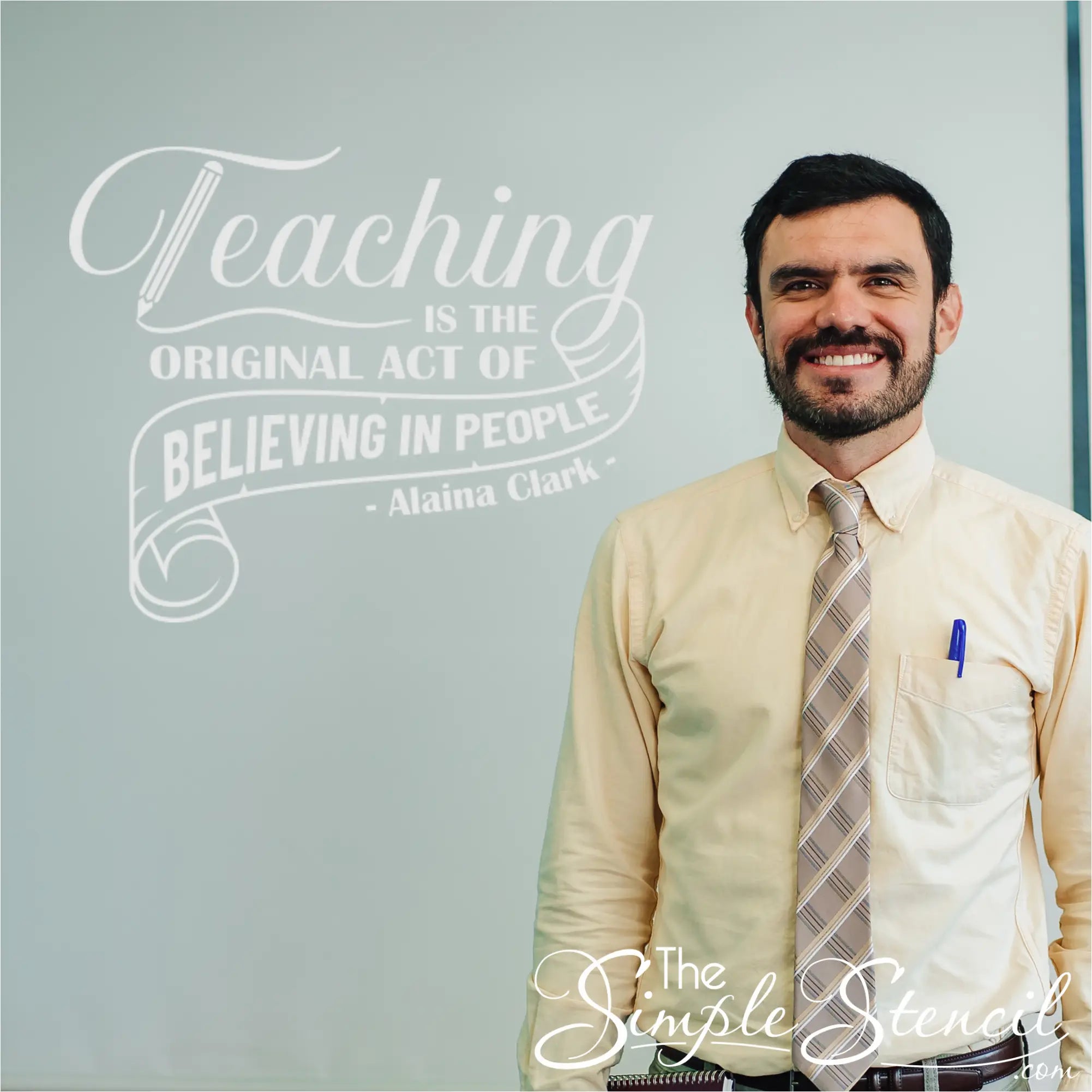 Teaching is Believing Wall Decal - Thumbnail 2