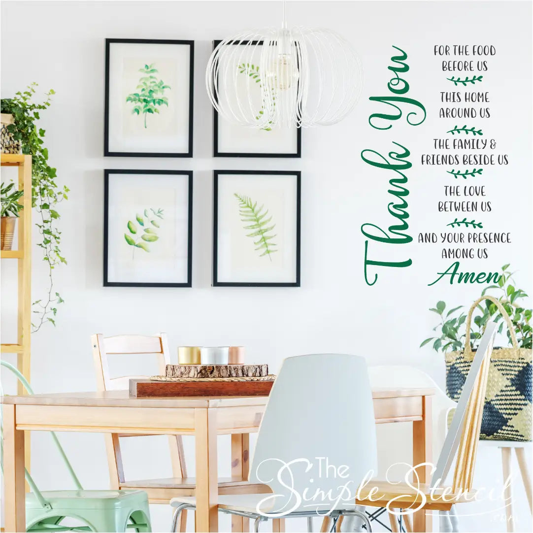 Autocollant Mural Faith Family Friends – Décalcomanie Lettres – Sticker Déco
