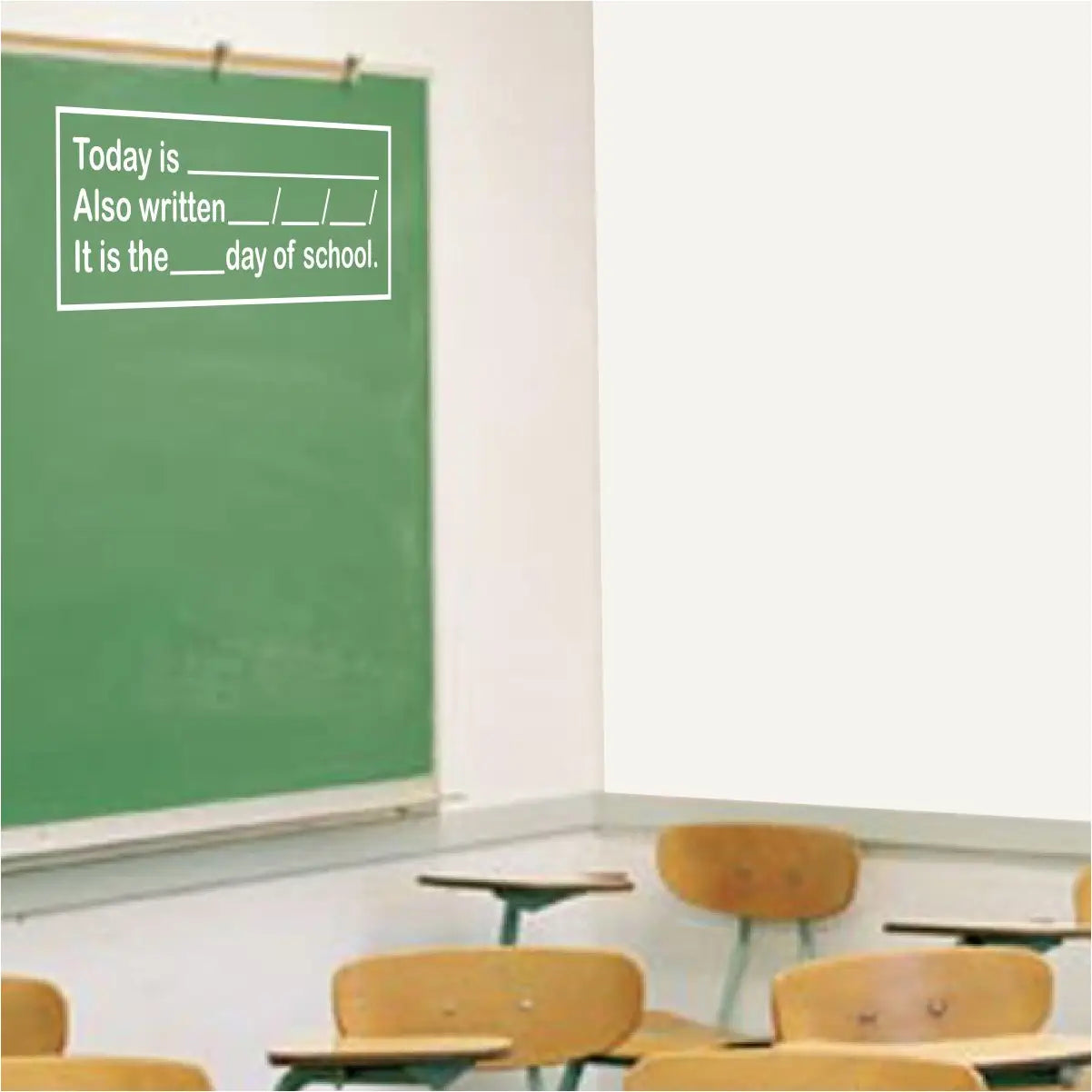 Today Is.... Also Written.... It is the blank day of school. A cute display that can be filled in each day to help younger students learn. 