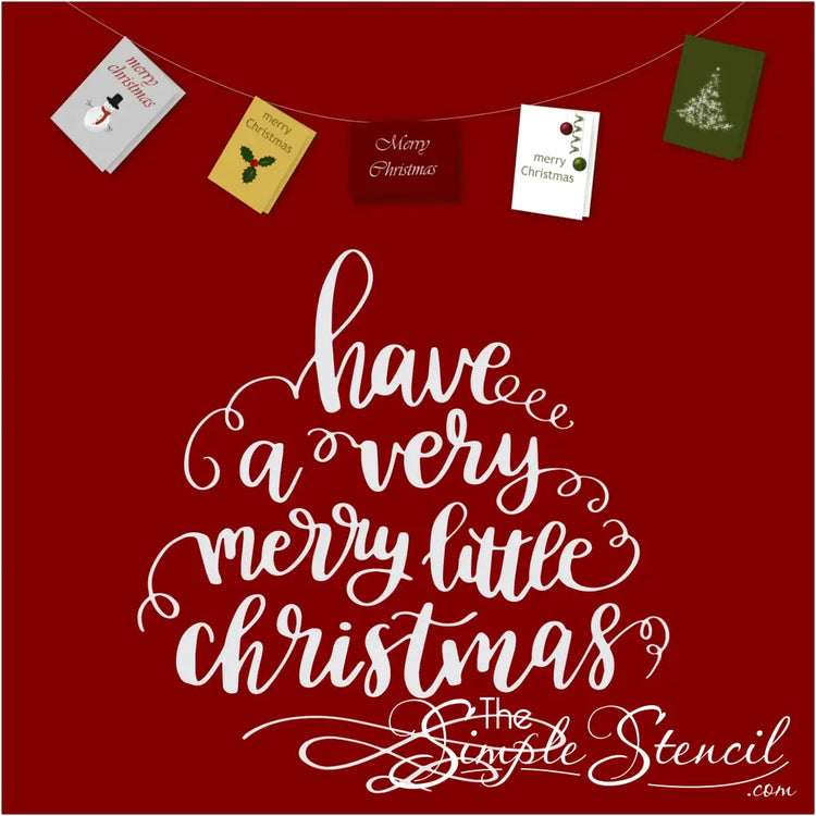 Have A Very Merry Little Christmas | Wall & Window Decal Sticker