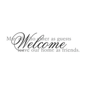 Welcome - Guest & Friends
